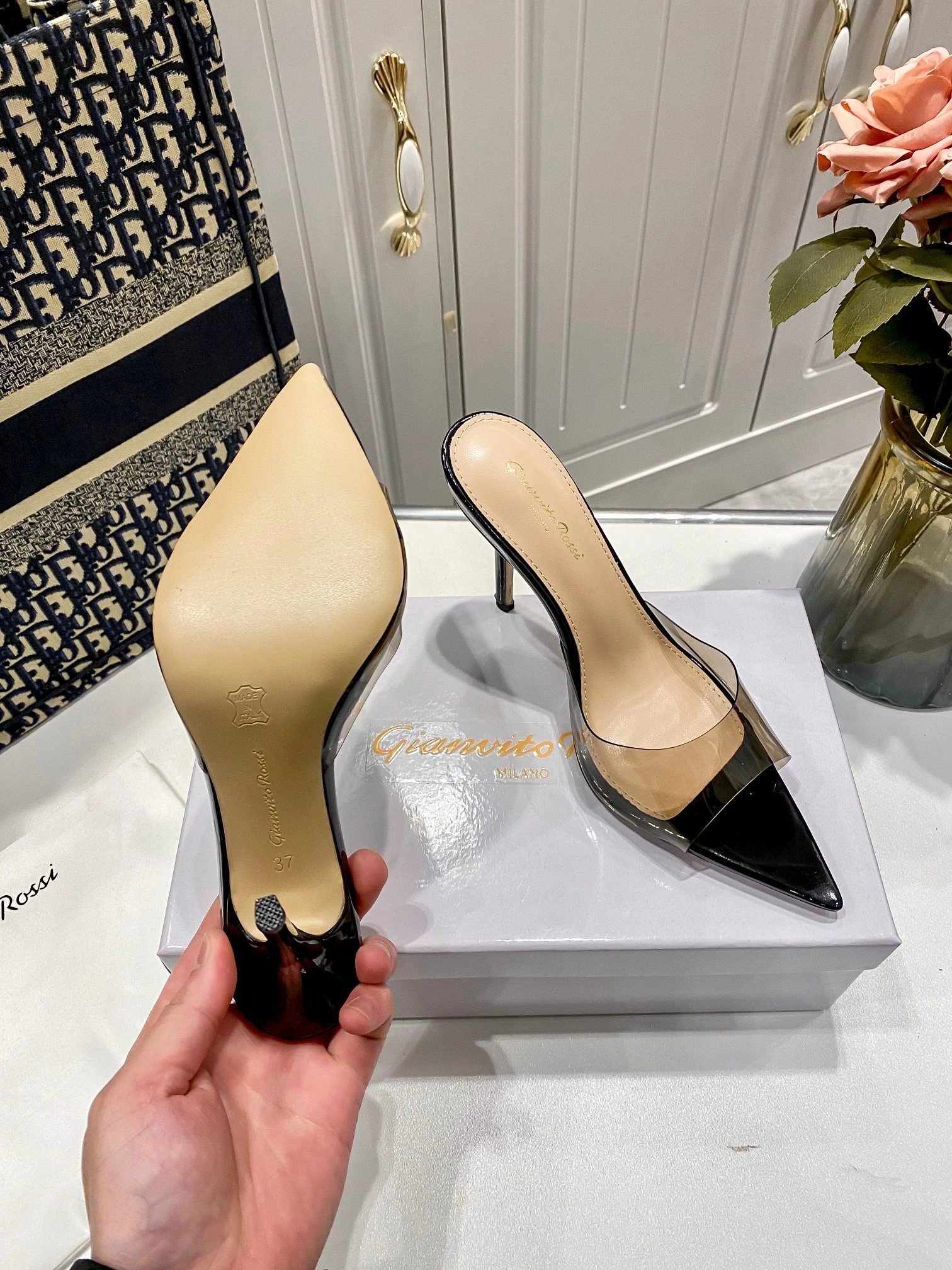 Other brands G11050.85RIC.GSVFUNE Heel height：10CM item:ET-X234E0817W